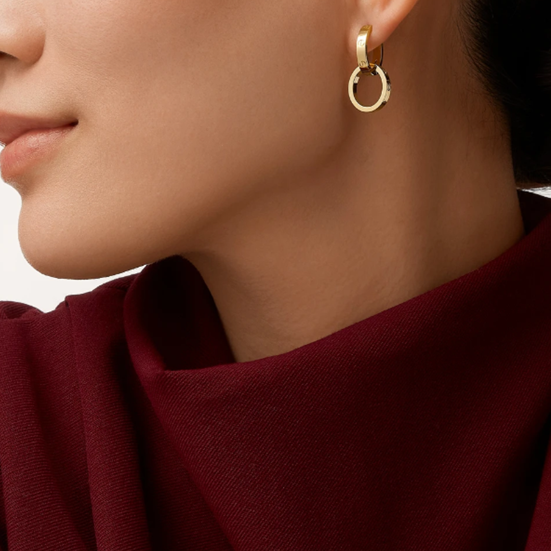 Love Ohrringe 2 Reifen