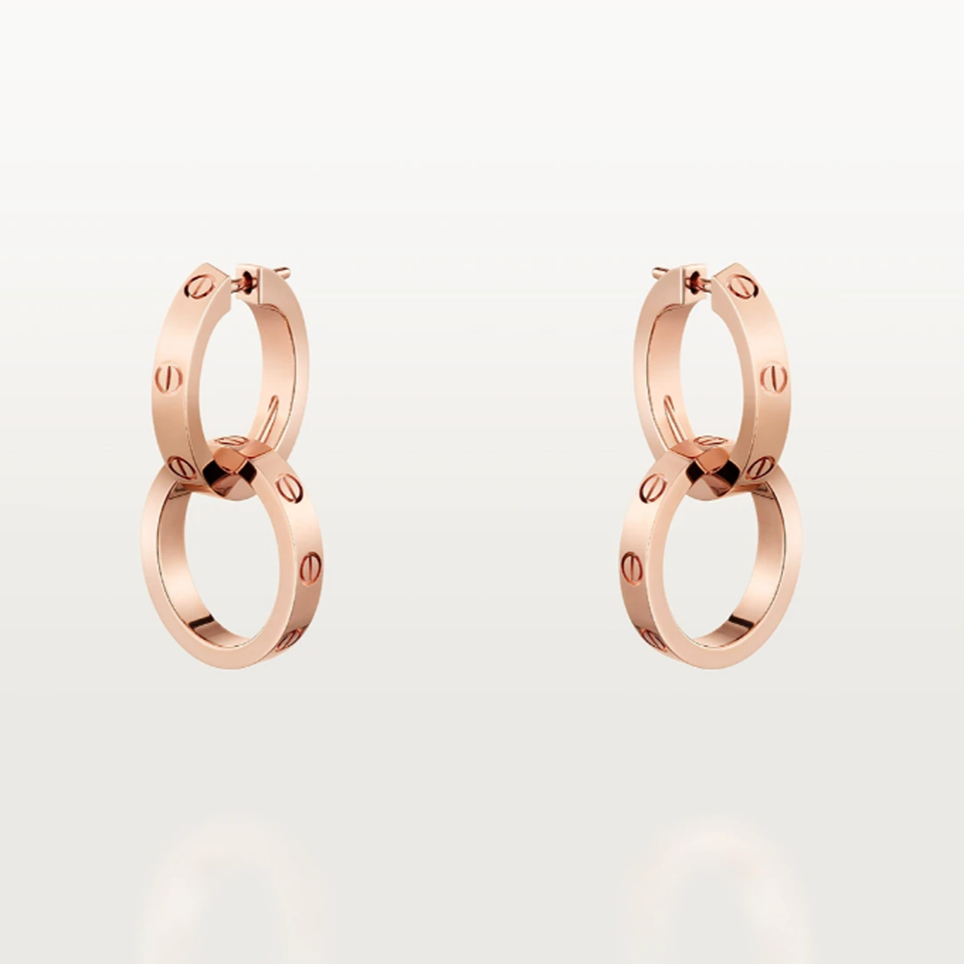 Love Ohrringe 2 Reifen