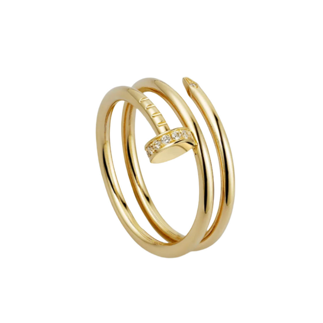 Doppelter Nagel Ring