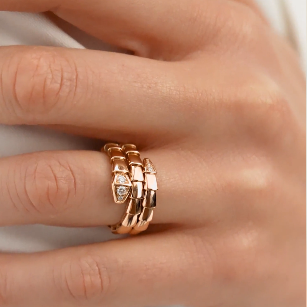 Viper Ring - Roségold