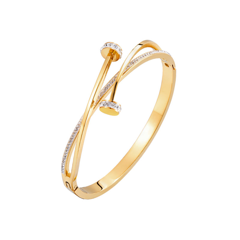 Nagel Kristall Diamant Armband