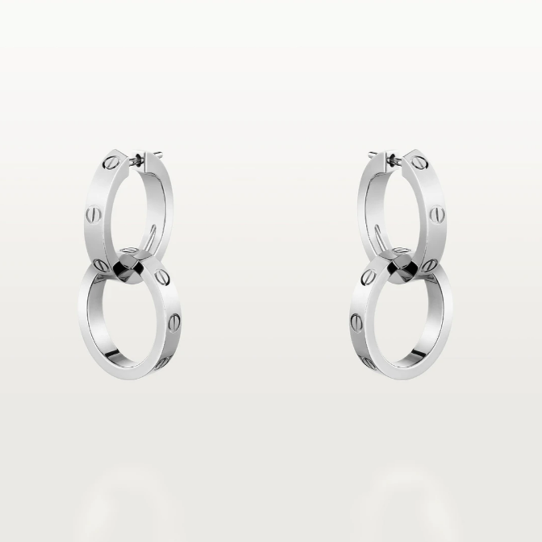 Love Ohrringe 2 Reifen