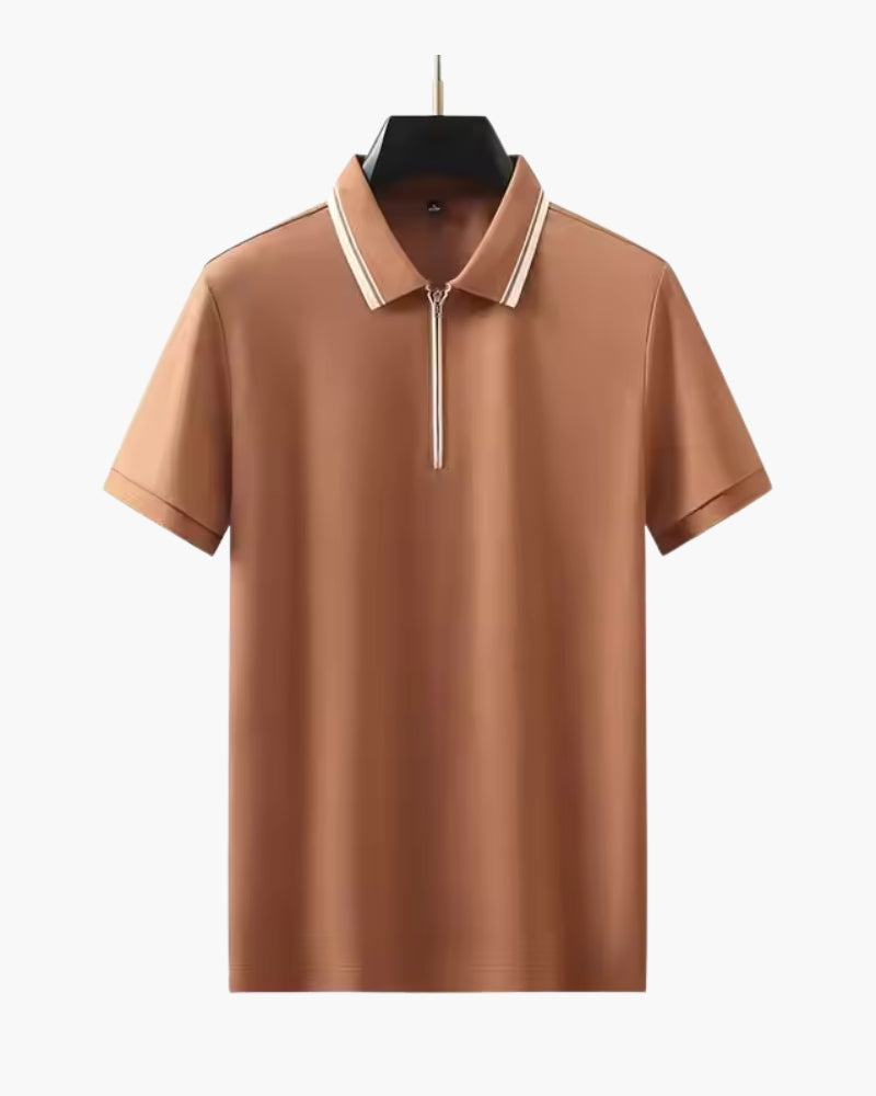 Ridgeway Zip Polo - Old Money