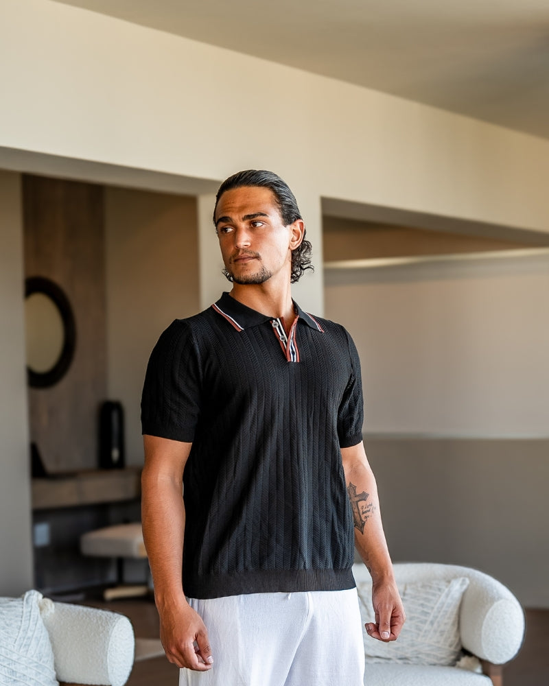 Ashford Knit Polo - Old Money