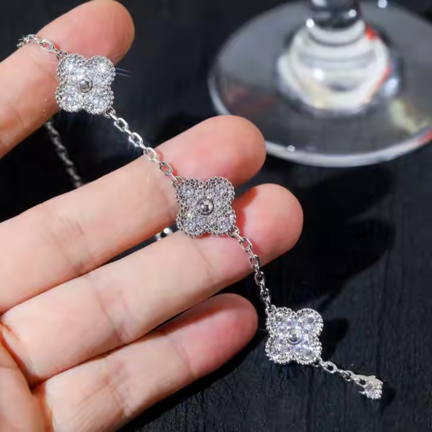 Klee Voll Diamant Armband